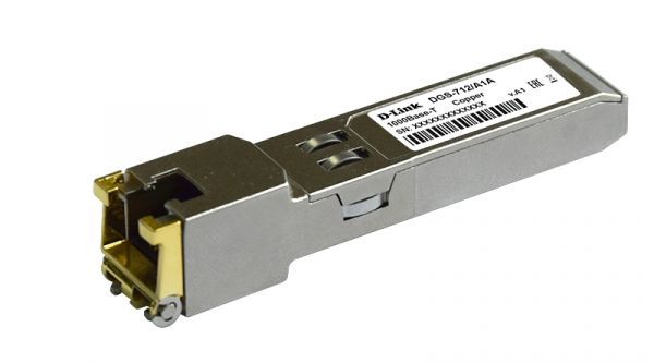 DGS-712_A.jpg D-Link DGS-712 1000Base-T Copper SFP Transceiver - Image 1