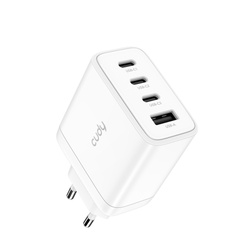 CUDY CH70_EU 4-Port 65W USB-C GaN Charger